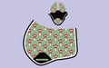 Bubblegum Blitzen Saddle Pad & Ear Bonnet Matching Set | Shetland to Full (Copy)