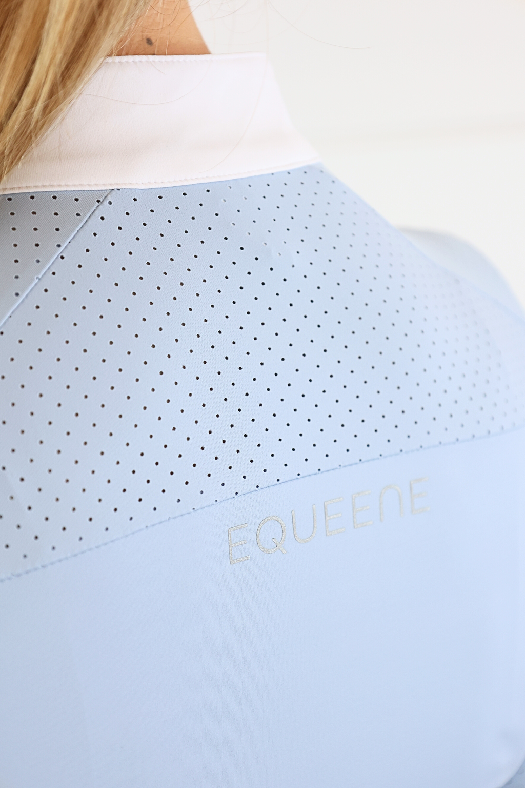 Nadia Long Sleeved Show Shirt - Baby Blue