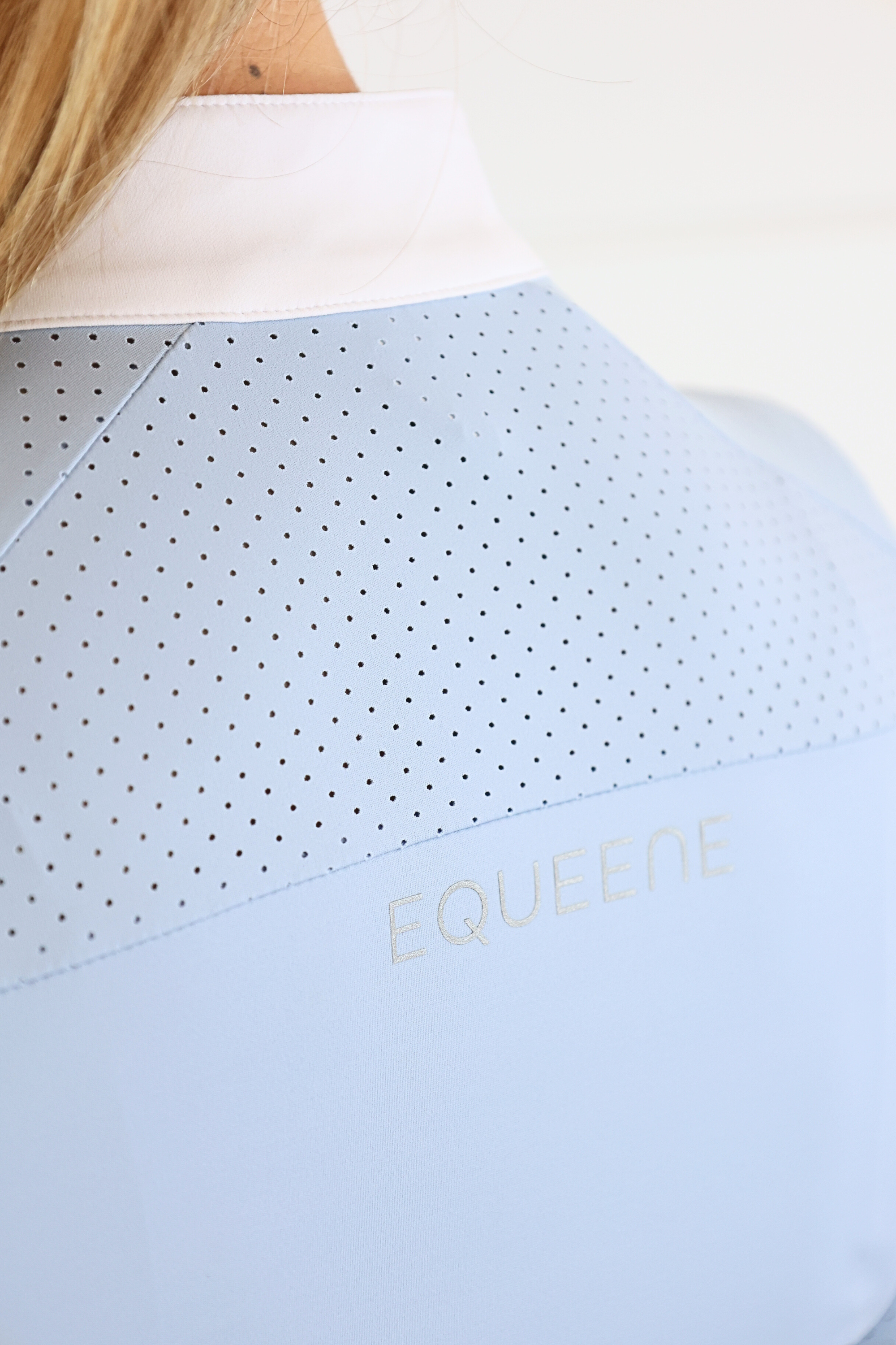 Nadia Long Sleeved Show Shirt - Baby Blue
