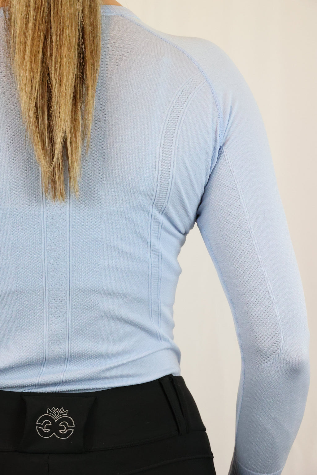 Molly Seamless Training Top - Baby Blue