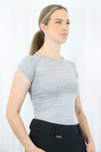 Dory Seamless Training Top - Slate Grey