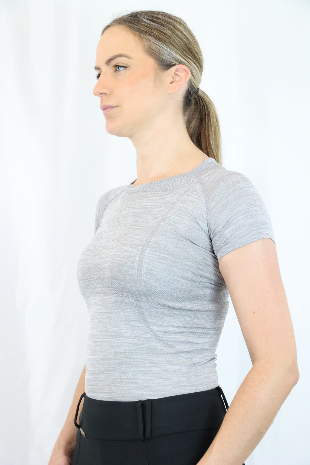 Dory Seamless Training Top - Slate Grey