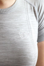 Dory Seamless Training Top - Slate Grey