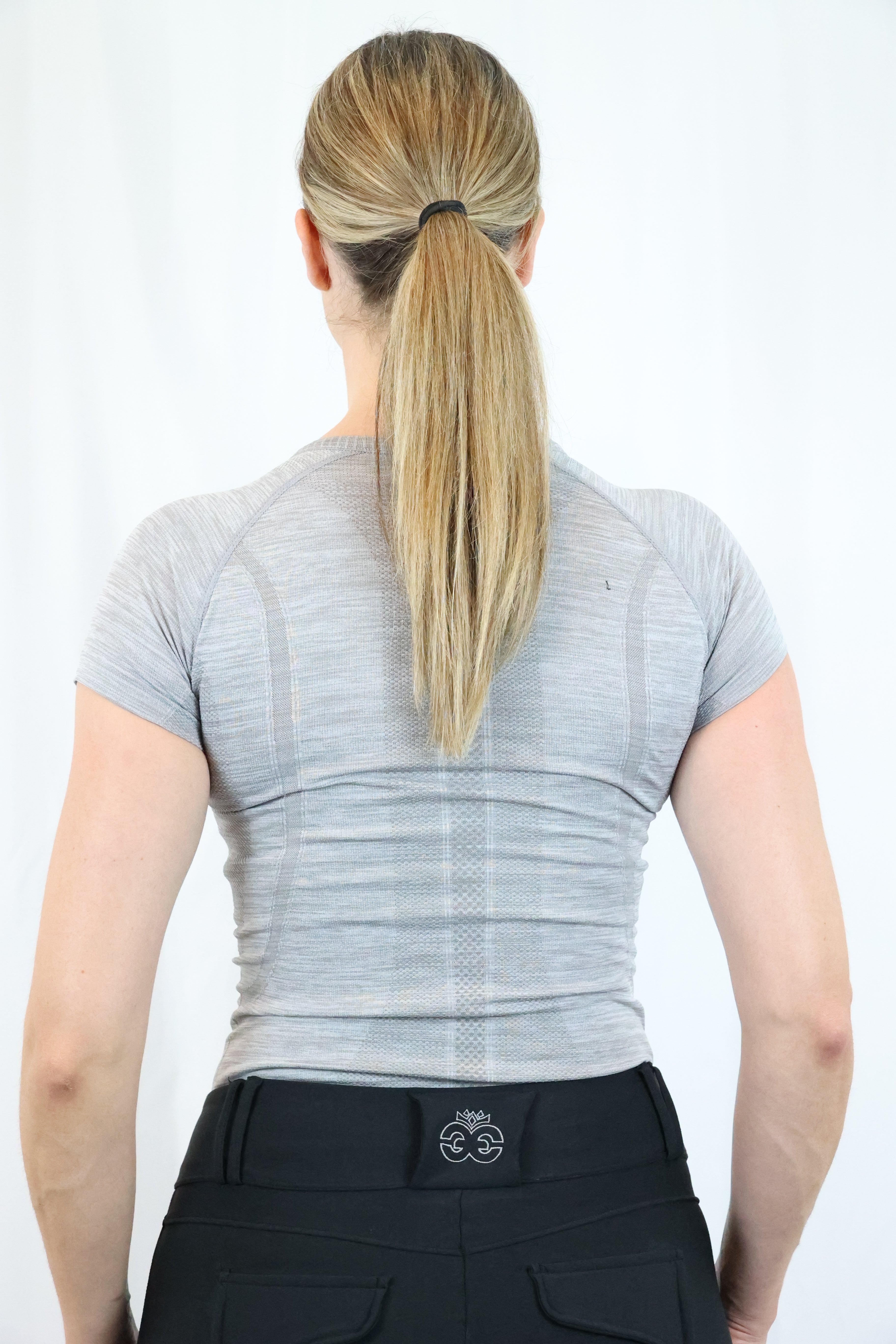 Dory Seamless Training Top - Slate Grey