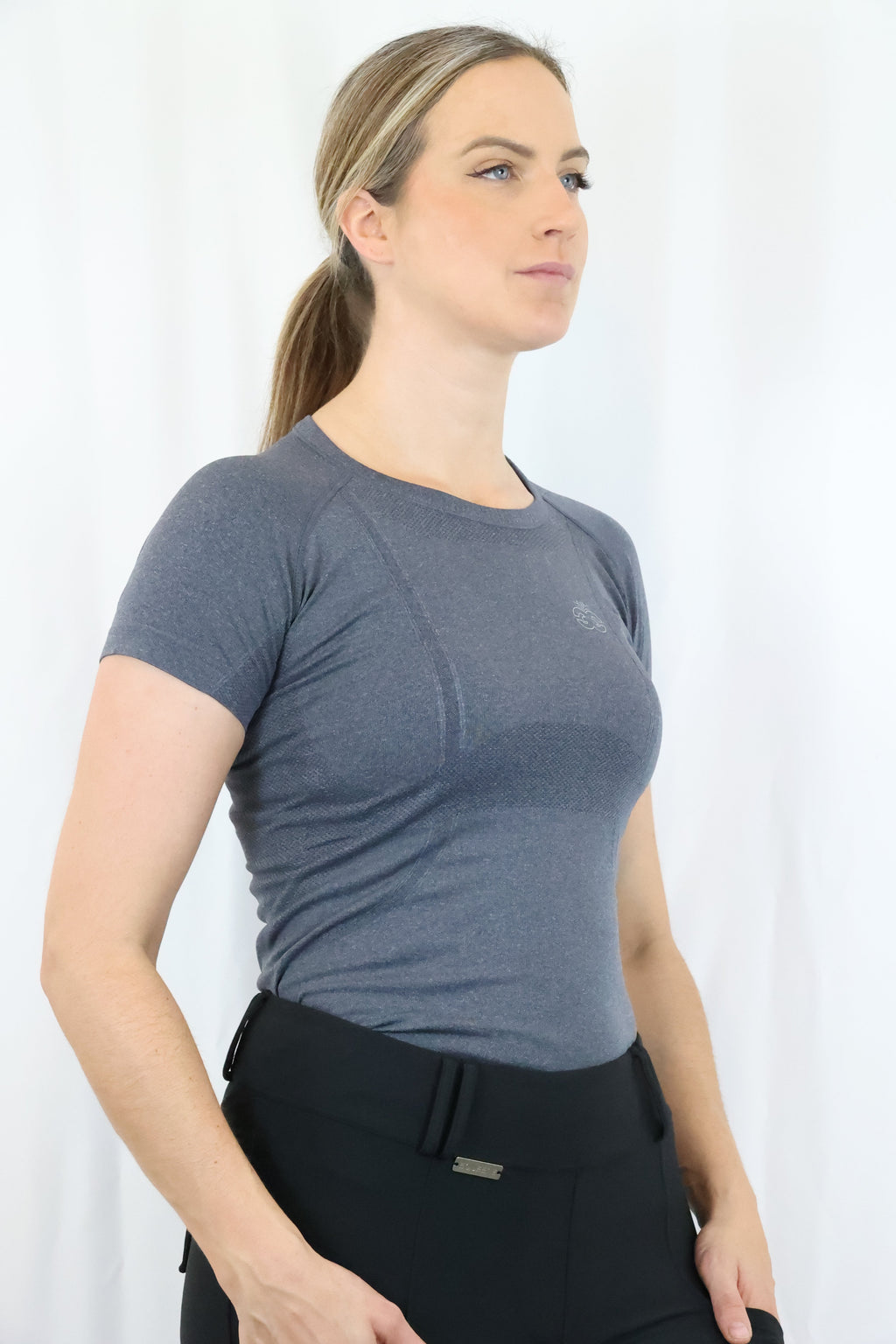 Dory Seamless Training Top - Charcoal