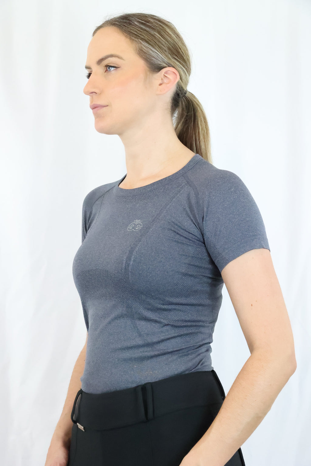 Dory Seamless Training Top - Charcoal