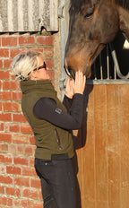 Sienna Country Fleece Olive Gilet