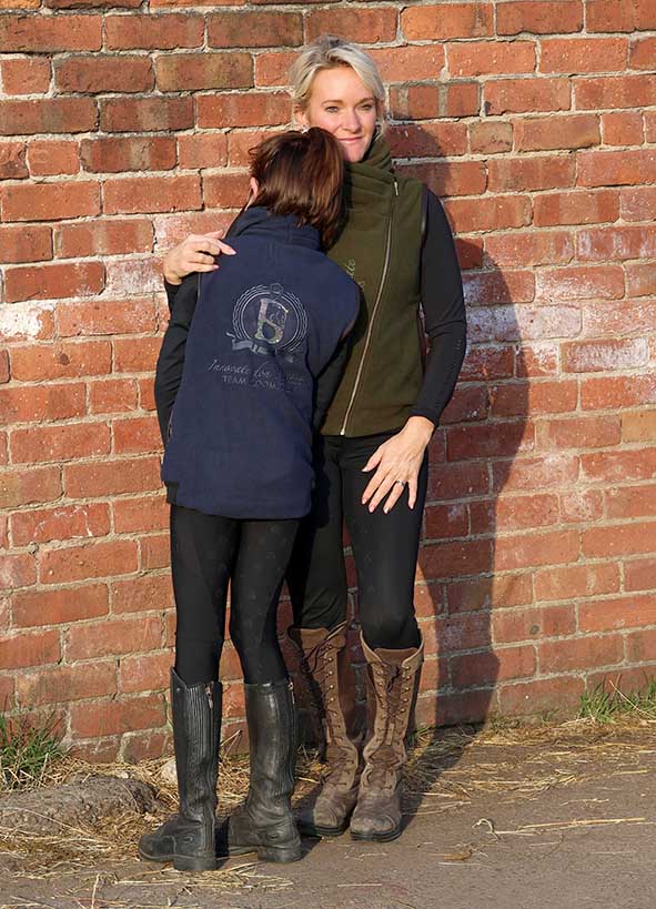 Kids Sienna Navy Country Fleece Gilet