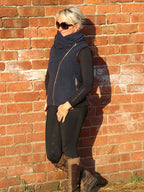 Sienna Country Fleece Navy Gilet