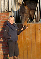 Sienna Country Fleece Navy Gilet