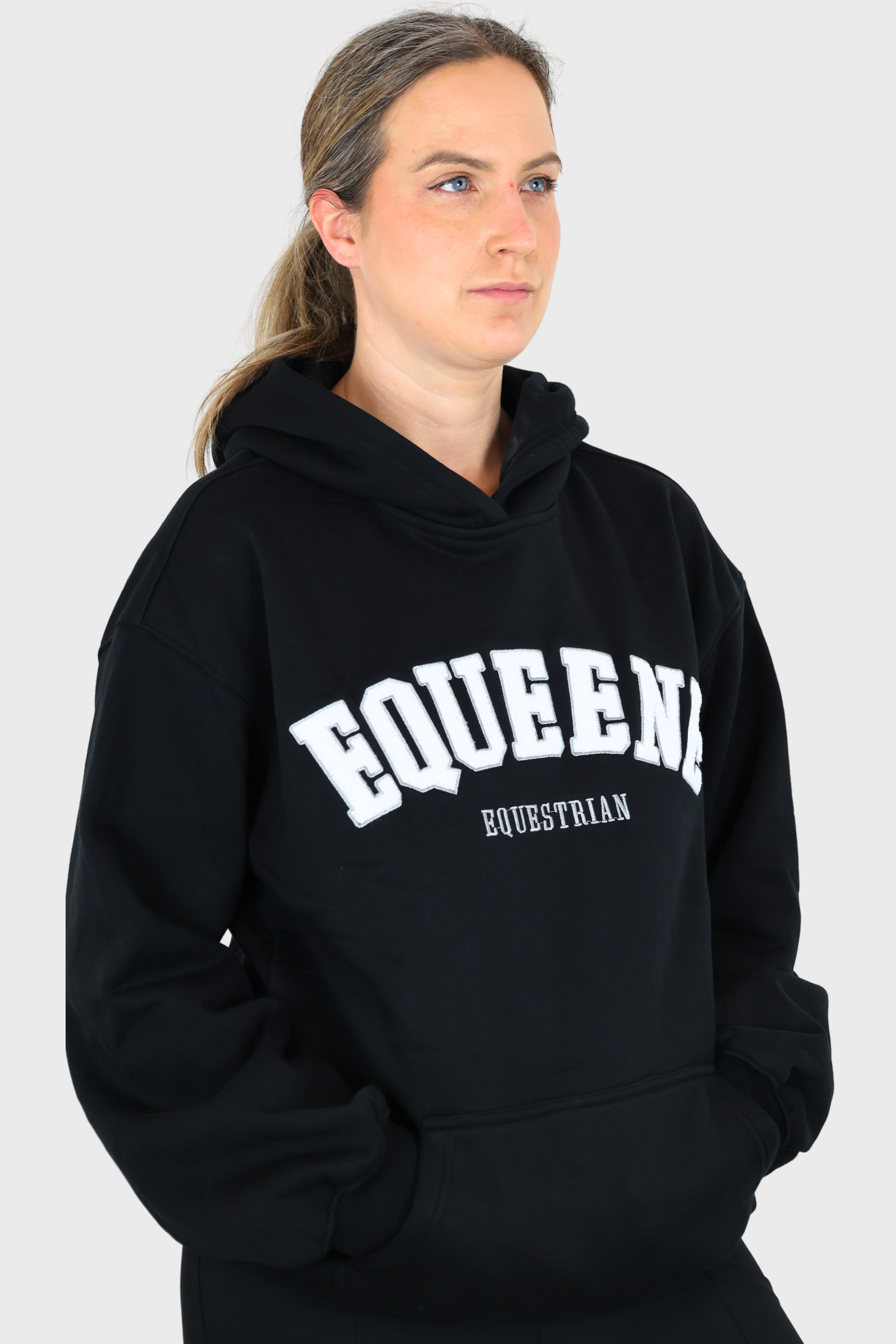 Ellie Oversized Hoodie - Black