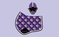 Aurora Jackalope Saddle Pad & Ear Bonnet Matching Set | Shetland to Full