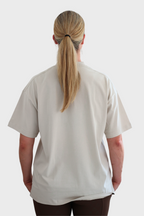Tessa Oversized Tee - Stone