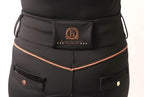Inca Black Breeches With Rose Gold & Diamanté Detailing