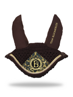 Bonnet - Brown & Leopard Print