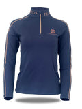 Kids Chloe Navy Crystal Base Layer With Long Sleeves