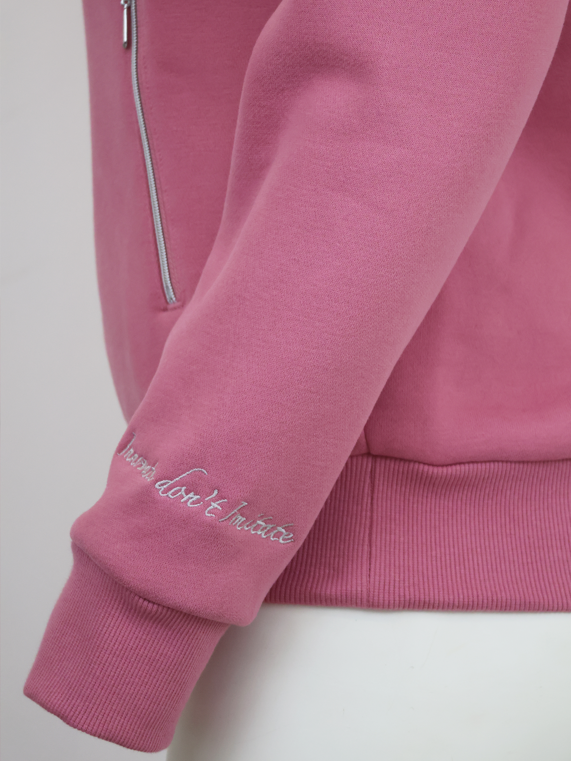Kids Luna - Rhinestone Logo Hoodie in Dusty Rose