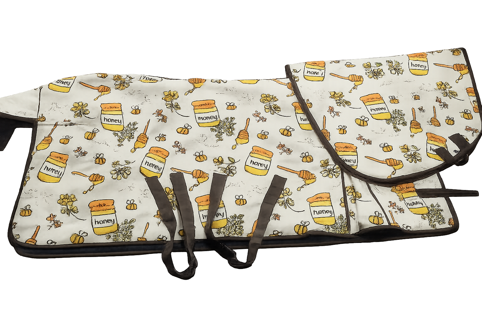 Bees & Honey Turnout Rug – 600D Waterproof Horse Rug with Optional Neck Cover