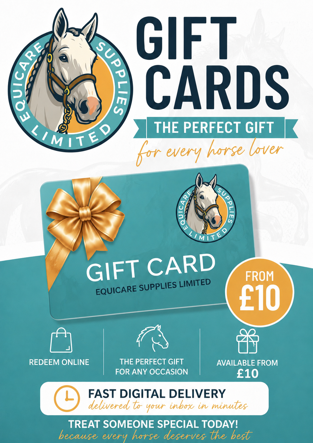 Equicare Supplies Gift Card | The Perfect Equestrian Gift