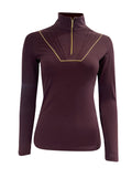 Maya Mulberry Pleated Base Layer