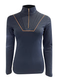 Maya Navy Pleated Base Layer