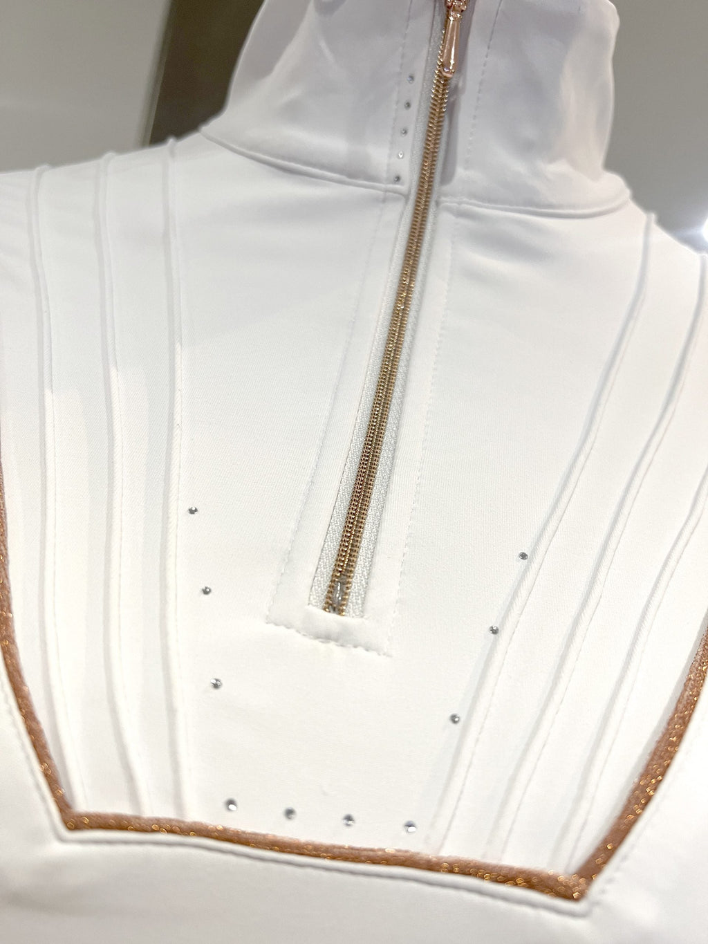 Maya White Pleated Base Layer