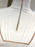 Maya White Pleated Base Layer