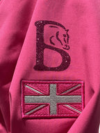 Kids Freya Hot Pink Double Collar Showerproof Jacket