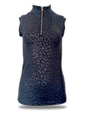 Kids Leonora Black Sleeveless Base Layer