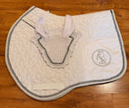 EQCR Crystal Saddle Pad & Fly Veil Set