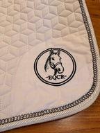 EQCR Crystal Saddle Pad & Fly Veil Set