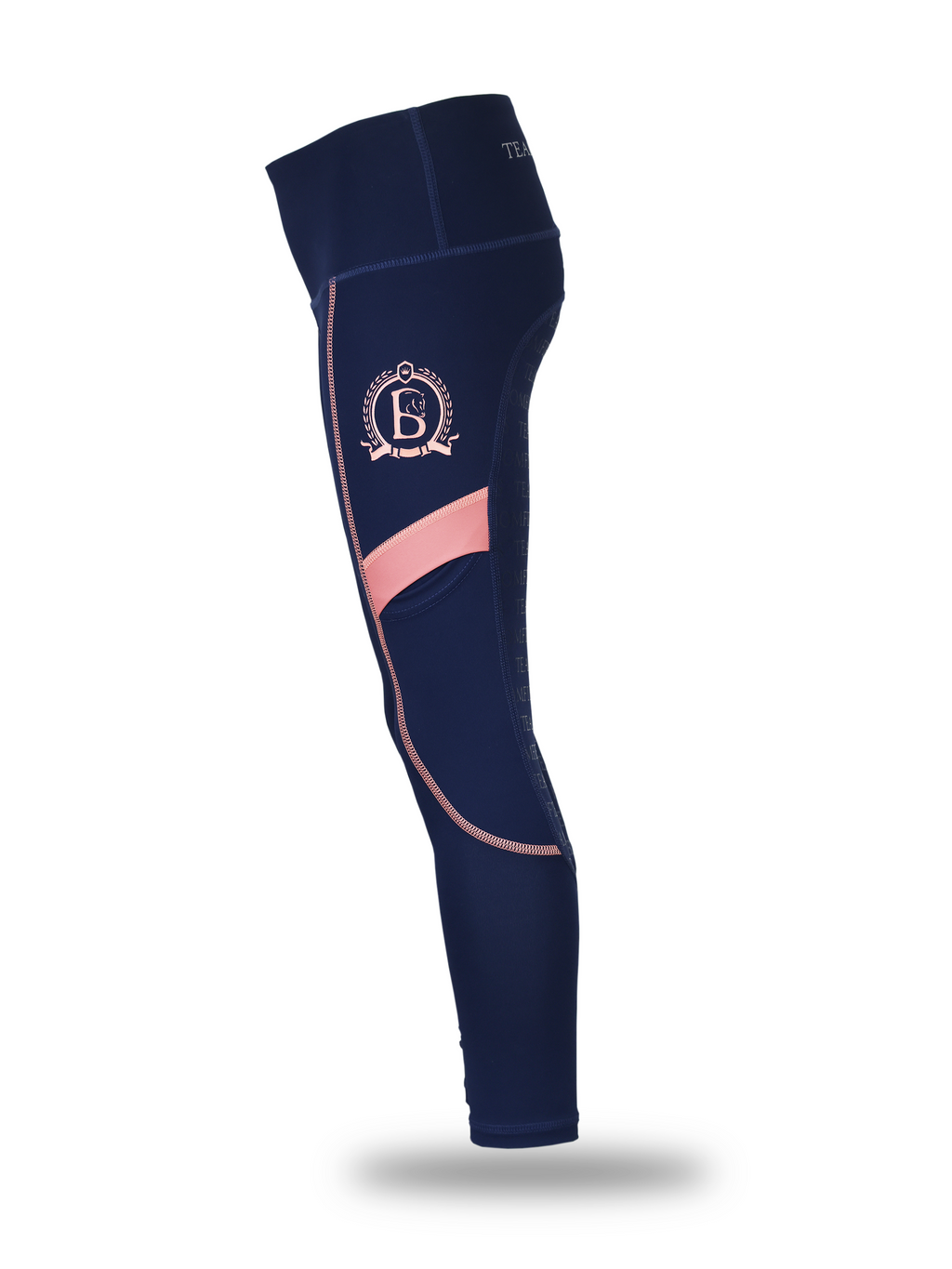 Kids Navy & Rose Leggings