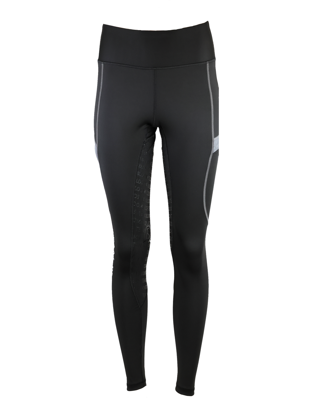 Kids Leonora Black & Grey Leggings
