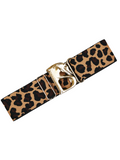 Belt - Leopard Print Gold B