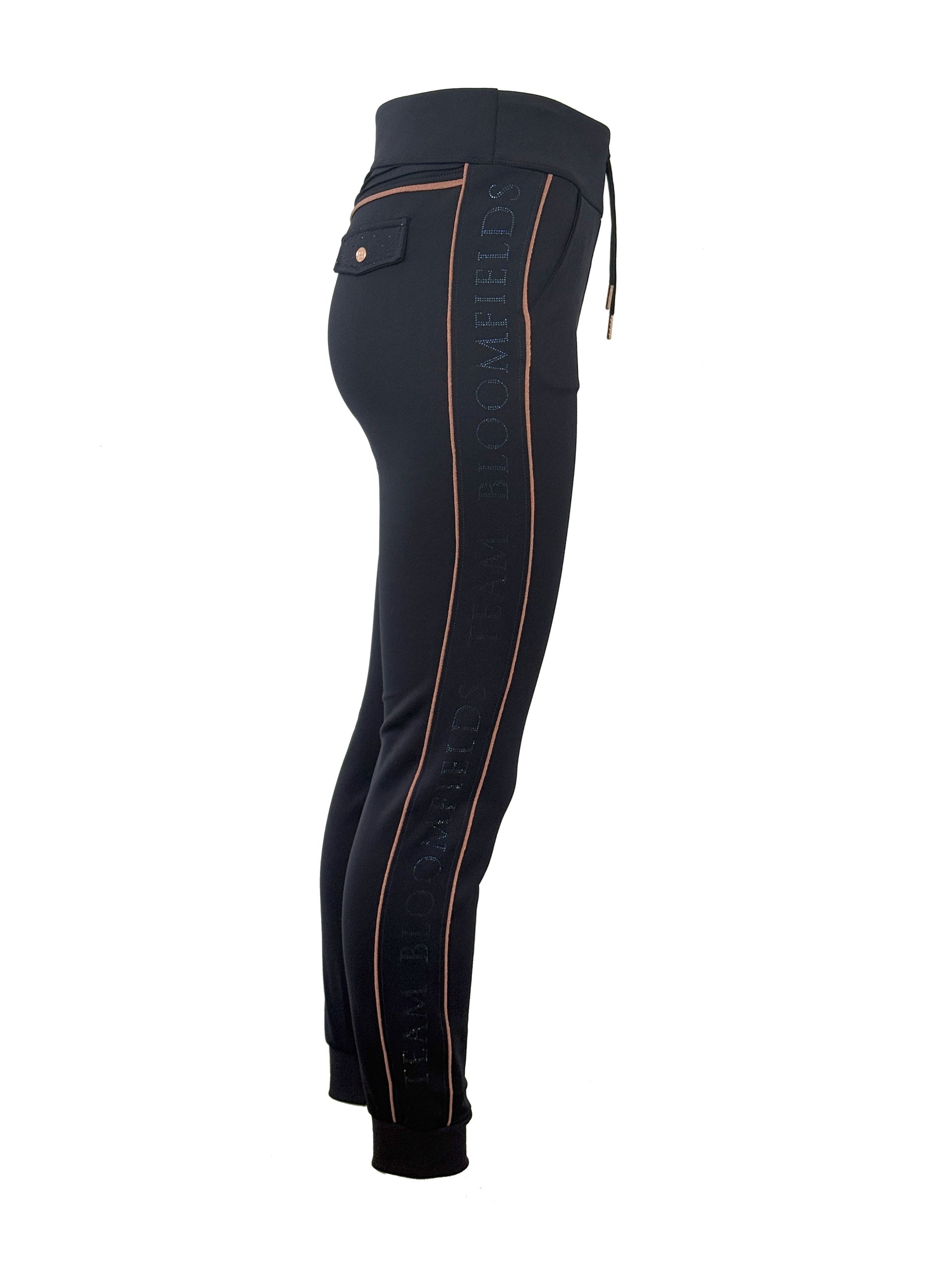 Kids Chelsea Crystal in Navy Lounge Trousers