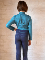 Kids Leonora  Peacock Base Layer With Long Sleeves