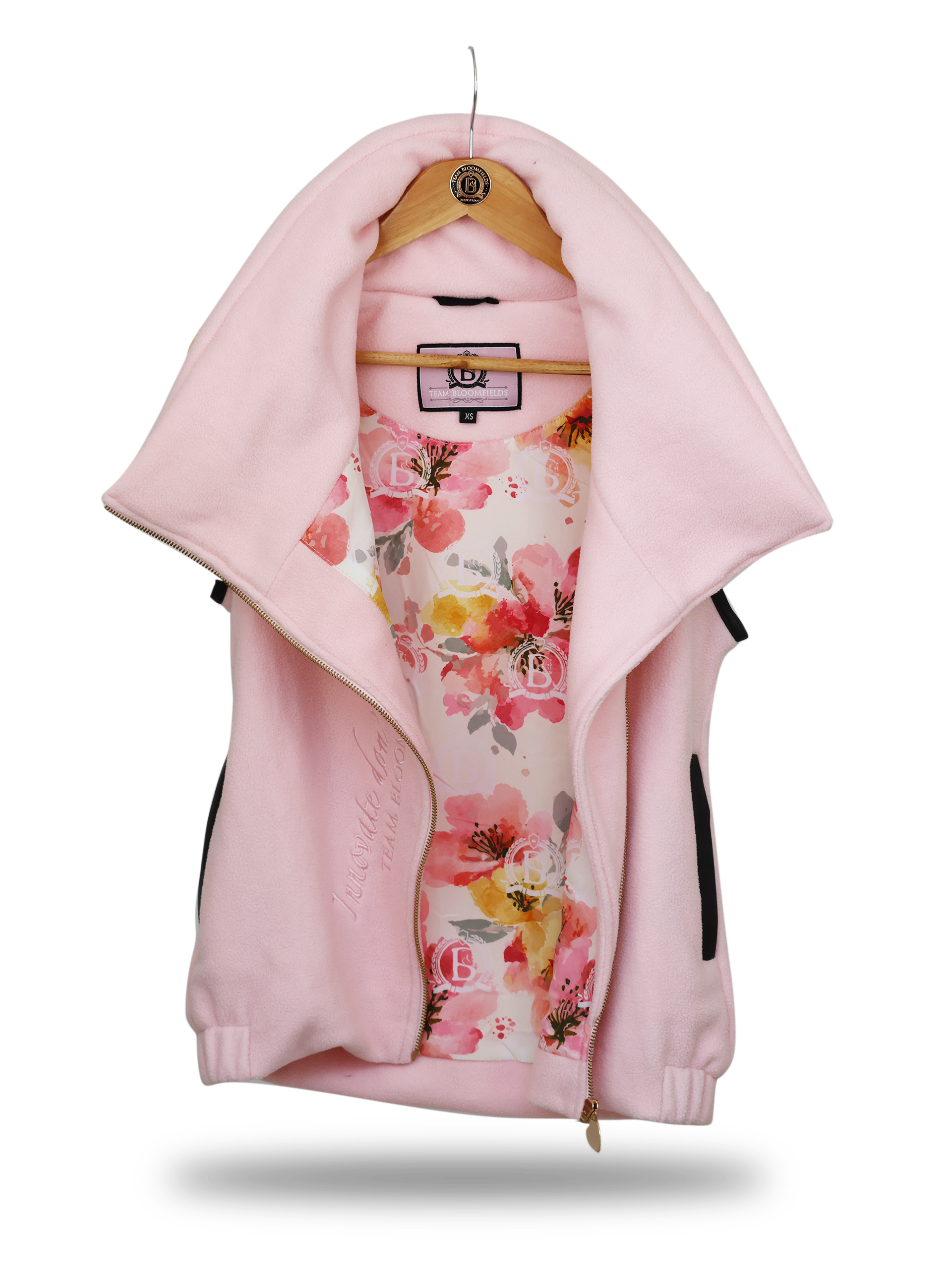 Sienna Country Fleece Pink Gilet