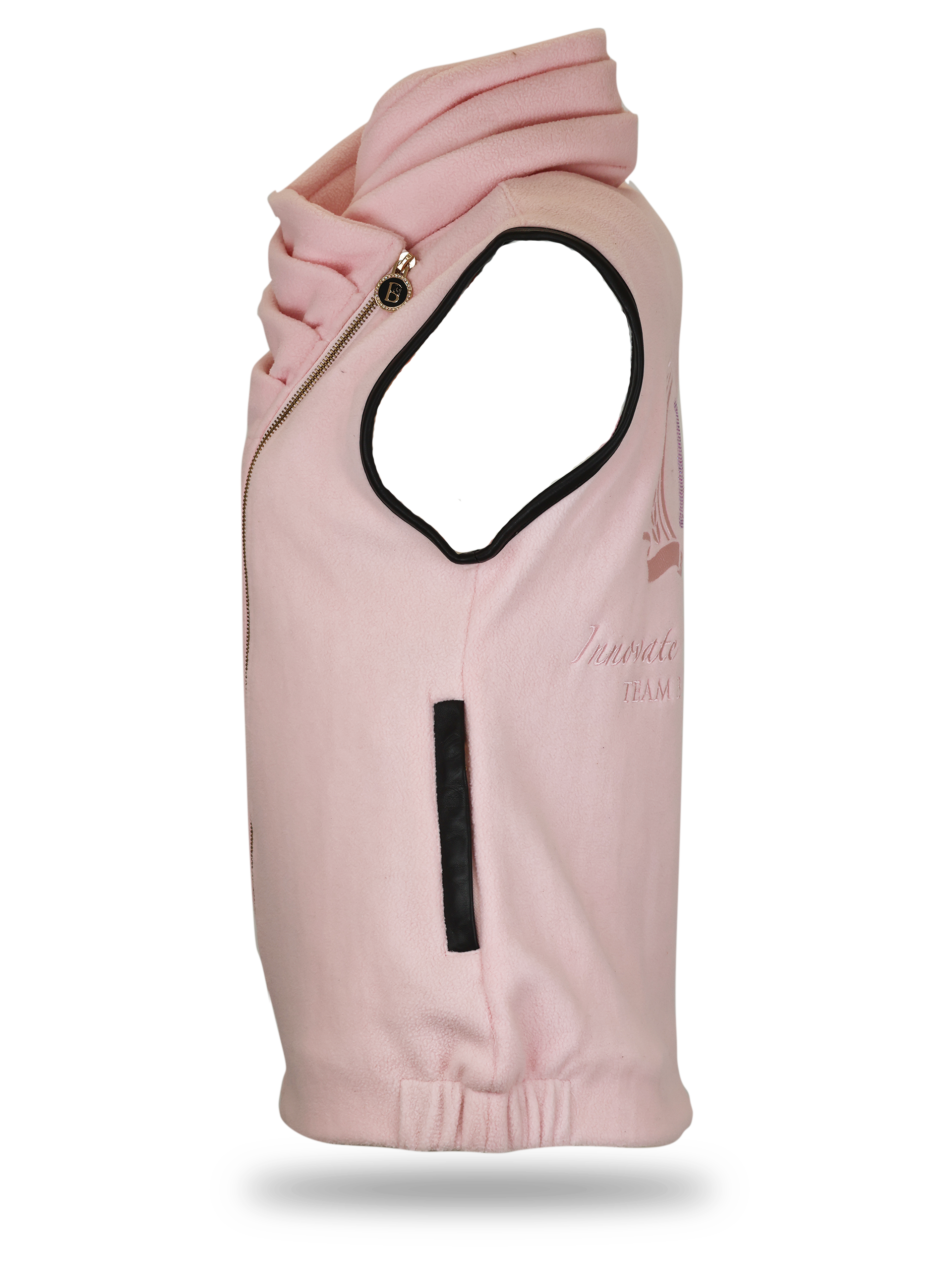 Sienna Country Fleece Pink Gilet