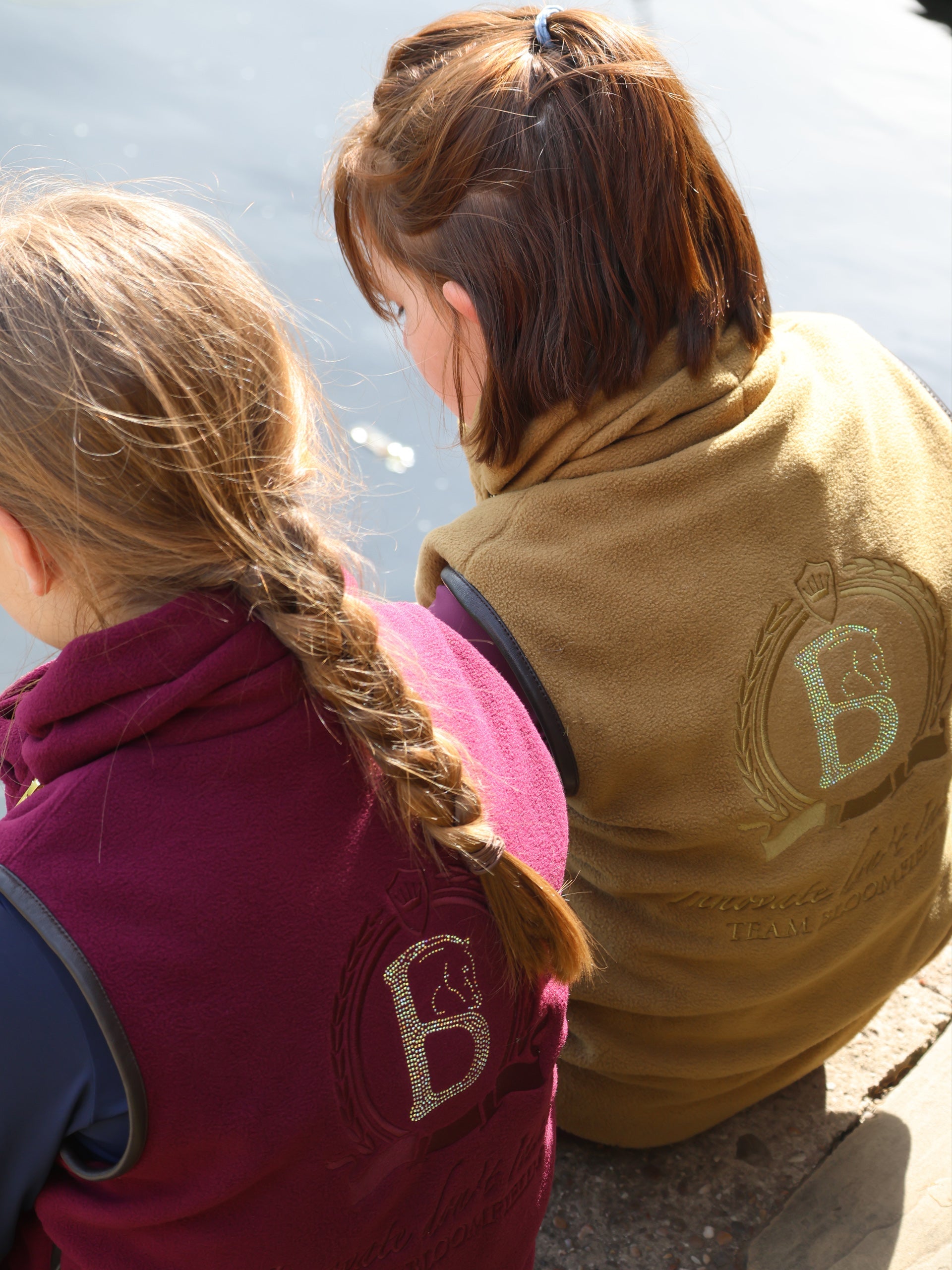 Kids Sienna Mustard Country Fleece Gilet