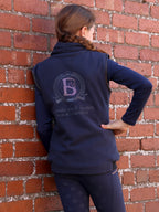Kids Sienna Navy Country Fleece Gilet