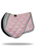 Saddle Pad - Pink & Silver Sparkle Jump