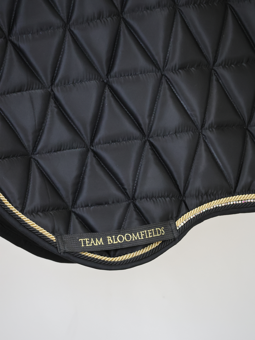 Saddle Pad - Black & Leopard Print Jump