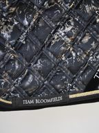 Saddle Pad - Electra Black and Gold Dressage