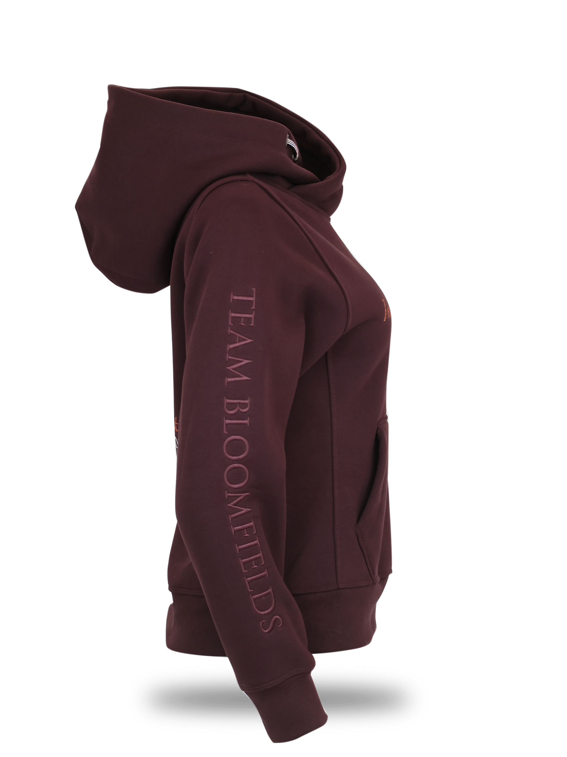 Amelia Seal Brown Cross Necked Hoodie
