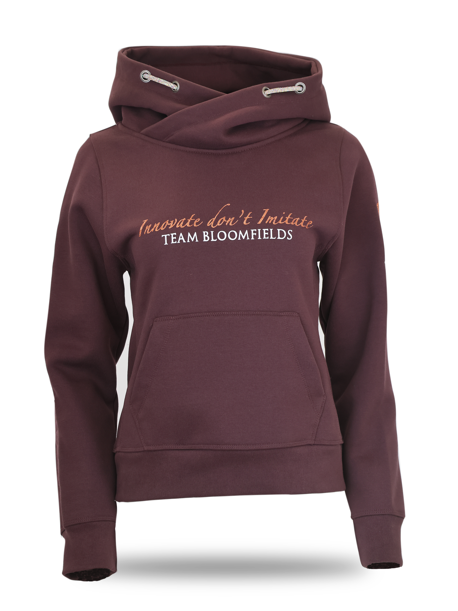 Amelia Seal Brown Cross Necked Hoodie