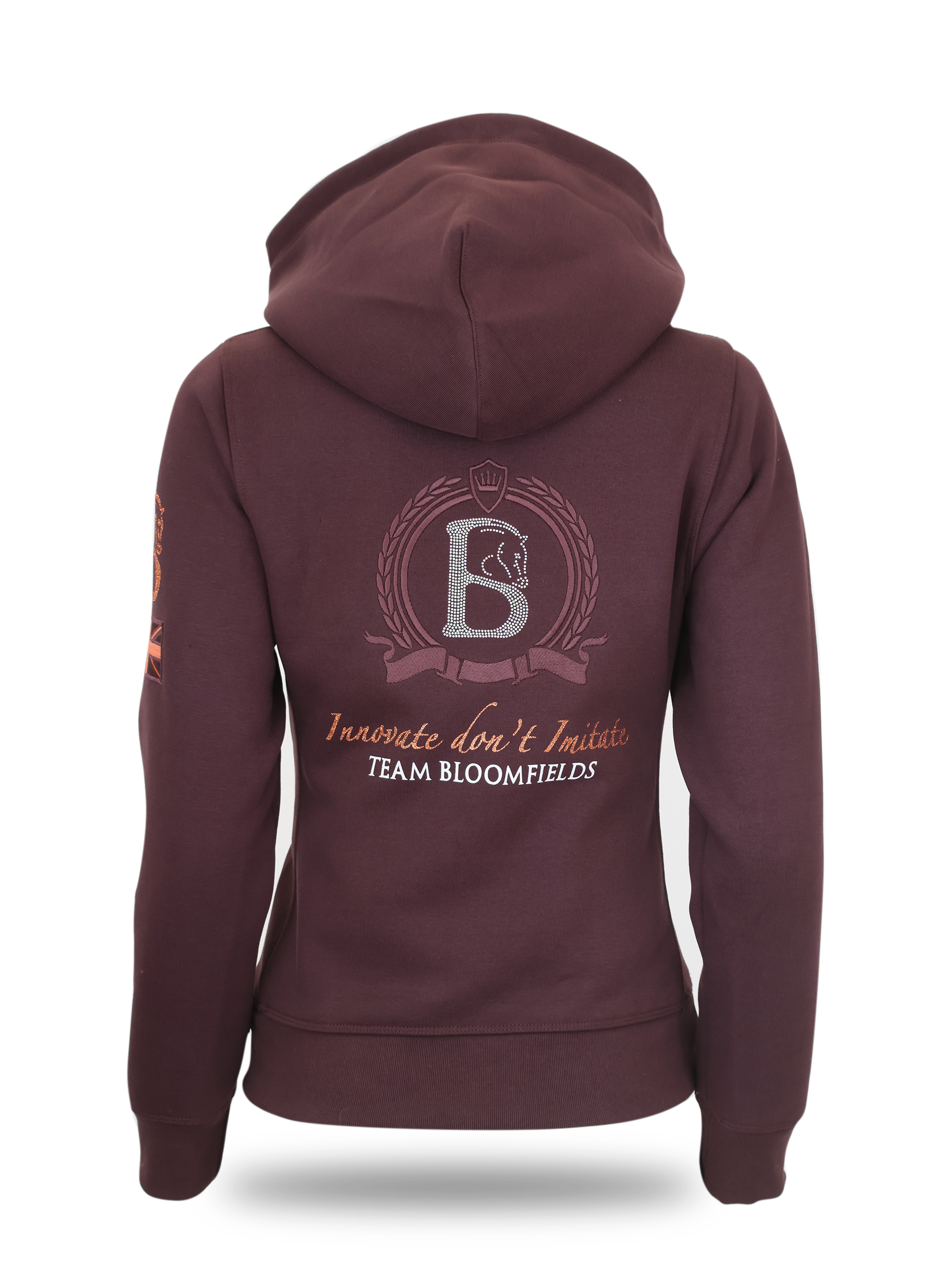 Amelia Seal Brown Cross Necked Hoodie