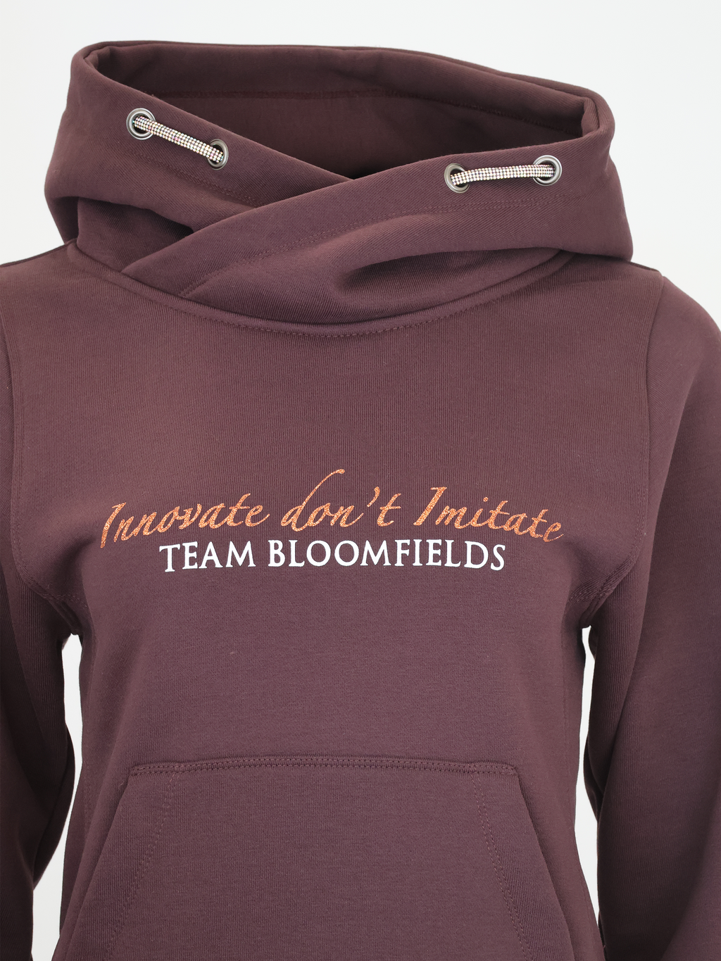 Amelia Seal Brown Cross Necked Hoodie