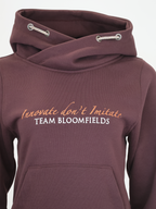 Amelia Seal Brown Cross Necked Hoodie