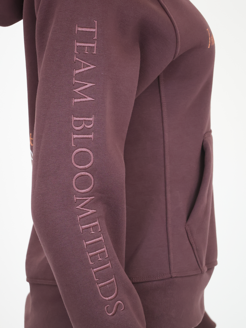 Amelia Seal Brown Cross Necked Hoodie