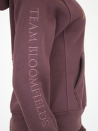 Amelia Seal Brown Cross Necked Hoodie